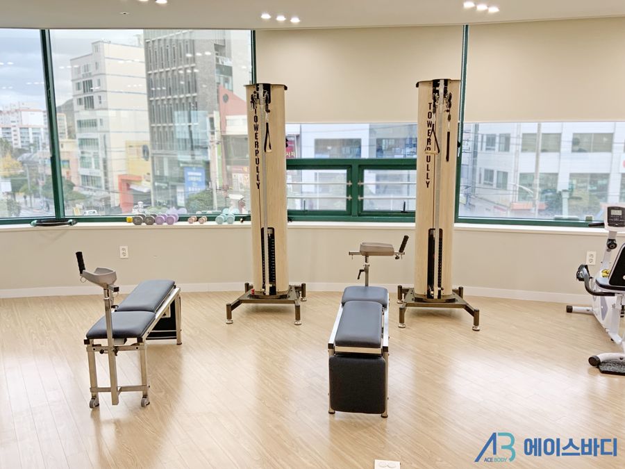 새순한방병원에 설치된 타워풀리