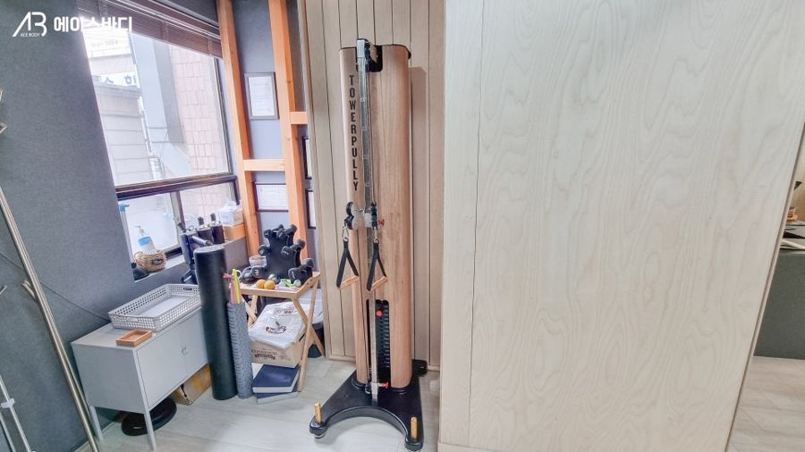 네이처운동센터에 설치된 타워풀리
