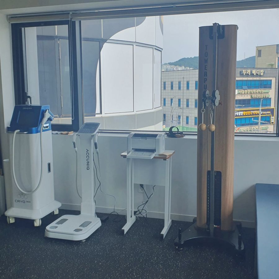 서산365다담은한방병원에 설치된 타워풀리