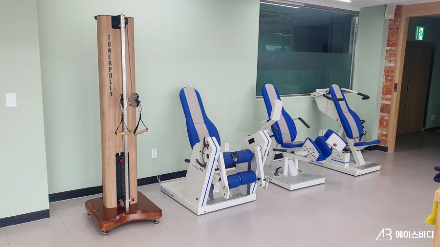 군포시 보건소에 설치된 타워풀리